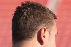 Český fotbalový reprezentant Jan Laštůvka během tréninku před přípravným utkáním s Finskem v sezóně 2011/12.