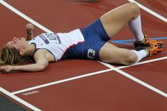 Eliška Klučinová po sedmiboji, atletika na olympijských hrách v Londýně 2012