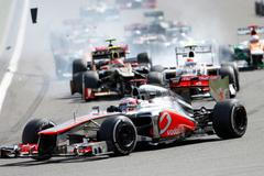 Karamboly ve Formuli 1 na Velké ceně Belgie 2012.