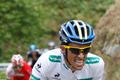 Španělský cyklista Alberto Contador během 17. etapy španělské Vuelty 2012.