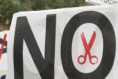 Španělsko: protesty proti úsporným opatřením