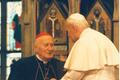 Kardinál Tomášek s papežem Janem Pavlem II.