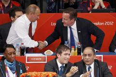putin - cameron - olympiáda - londýn