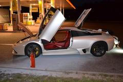 Lamborghini po požáru