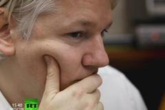 Julian Assange při své talk-show