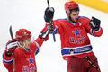 Ruský hokejista Alexandr Radulov v dresu CSKA Moskva v přípravném zápase se Spartakem Moskva před sezónou 2012/13.