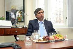 Den otevřených dveří v kanceláři Jana Fischera