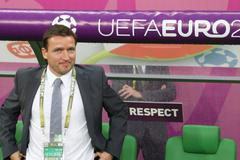 Vladimír Šmicer v utkání Ruska s Českou republikou na Euru 2012