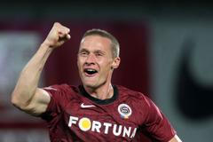 FOTO Zápotočného smích, Sparta konečně v lize zvítězila