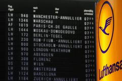 Lufthansa - stávka 2012