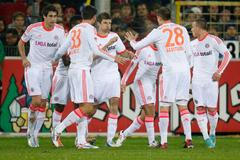 Freiburg - Bayern Mnichov (hosté slaví první branku)