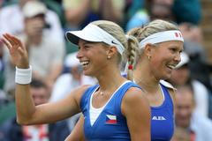 Lucie Hradecká a Andrea Hlaváčková ve finále olympijského debla