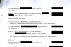 Smlouva o majetkovém vyrovnání manželů Kocourkových