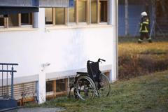 Požár ve Schwarzwaldu