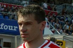 Fotbalista klubu SK Slavia Praha Pavel Kuka v utkání Gambrinus ligy.