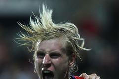 Viktoria Plzeň vs. Academica Coimbra, utkání Evropské ligy 2012 - Rajtoral