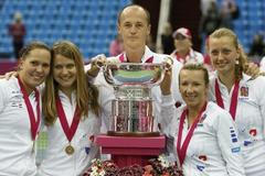 Český fedcupový triumf - Finále 2011 - Rusko - radost