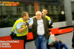 Zásah strážníků na Andělu