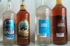 Lašský tuzemák a Lunar - pravé a falešné etikety