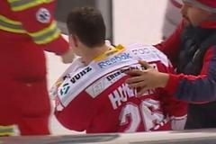 Zraněný Jiří Hudler