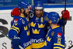 Česko vs. Švédsko, hokejový Channel One Cup