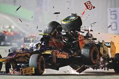 Michael Schumacher a Jean Eric Vergne, Singapur 2012