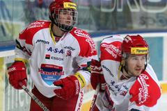 Hokejisté Sparty Praha v utkání proti Mountfieldu během 18. kola Tipsport extraligy 2012/13.