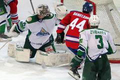 KHL, Lev Praha - Salavat Julajev Ufa: Nicklas Danielsson - Iiro Tarkkio a Andrej Zuibarev