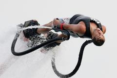 Flyboarding na Mistrovství světa 2012 v Dauhá.