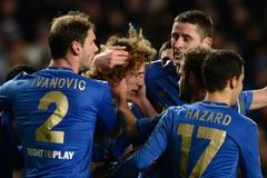 Chelsea - Nordsjaelland, Liga mistrů (David Luiz, Hazard, Ivanovič)