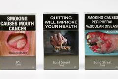 Australské odstrašující krabičky cigaret