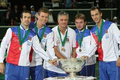 Čeští tenisté vyhráli Davis Cup 2012