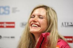 Tisková konference českých biatlonistů po SP v Pokljuce (Soukalová)