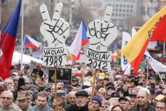 demonstrace proti vládě, 17.11.2012