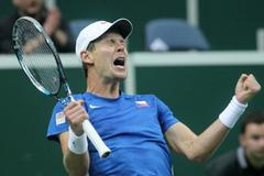 Finále Davis Cupu . Tomáš Berdych a Nicolas Almagro