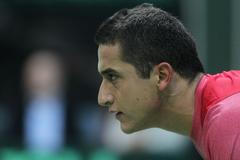 Finále Davis Cupu . Tomáš Berdych a Nicolas Almagro