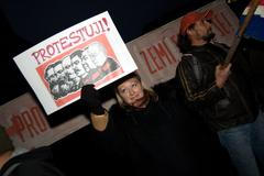 Happering u příležitosti obnovení vlády KSČM v Ústeckém kraji