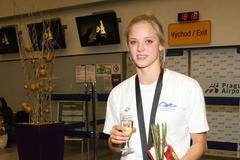 Simona Baumrtová, návrat z MS v Istanbulu