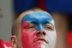 Fanoušek na utkání Česko - Polsko