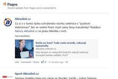 Pages Feed na Facebooku