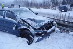 Sněhová kalamita na D1