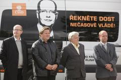 Kampaň ČSSD v Ivanovicích na Hané 2012