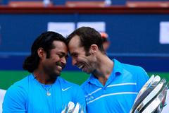 Radek Štěpánek a Leander Paes