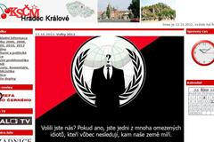 Anonymous hackli web KSČM