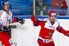 Channel One Cup, Rusko - Česko: Pavel Dacjuk a Filip Novák