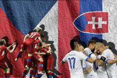 Česká republika - Slovensko (fotbal) - koláž