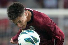 Fotbalista klubu AC Sparta Praha Václav Kadlec.