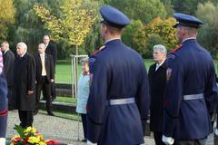 Joachim Gauck na návštěvě v Lidicích