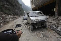 Čína zemětřesení