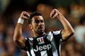 Chelsea - Juventus, hostující Fabio Quagliarella slaví svůj gól na 2:2